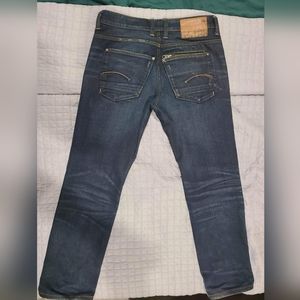 G- star acid wash jeans